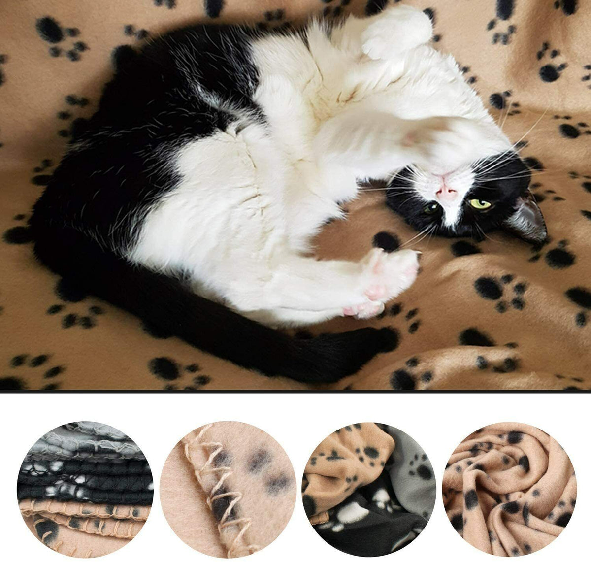 3 Large Pet Blankets Washable Soft Cat Dog Fleece Blanket Puppy Blankets UK