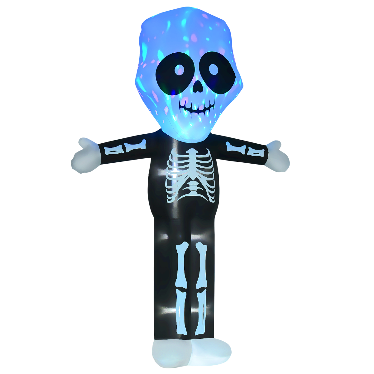 3M Inflatable Skeleton Ghost Halloween LED Decoration