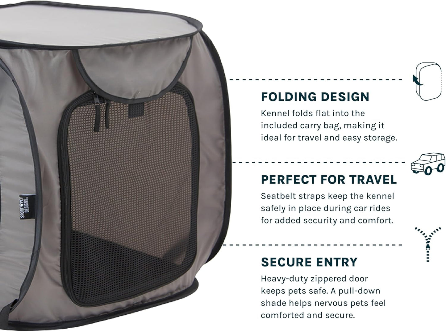 Portabl Pet Cage Kennel, Waterproof Pet Bed, Carrier Collection