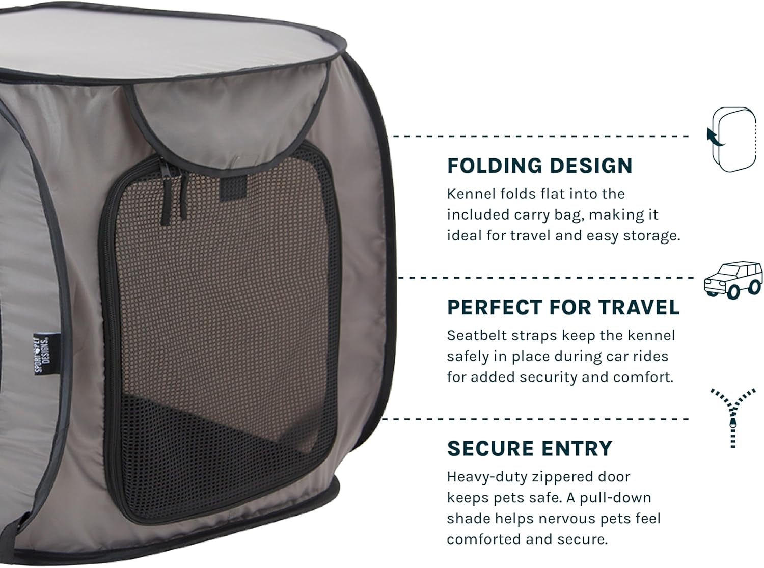 Portabl Pet Cage Kennel, Waterproof Pet Bed, Carrier Collection