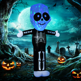 3M Inflatable Skeleton Ghost Halloween LED Decoration
