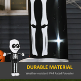 3M Inflatable Skeleton Ghost Halloween LED Decoration