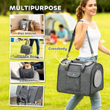 Foldable Cat Carrier Bag, Portable Pet Carrier for Small Pet up to 10Kg