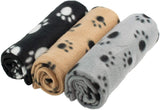 3 Large Pet Blankets Washable Soft Cat Dog Fleece Blanket Puppy Blankets UK