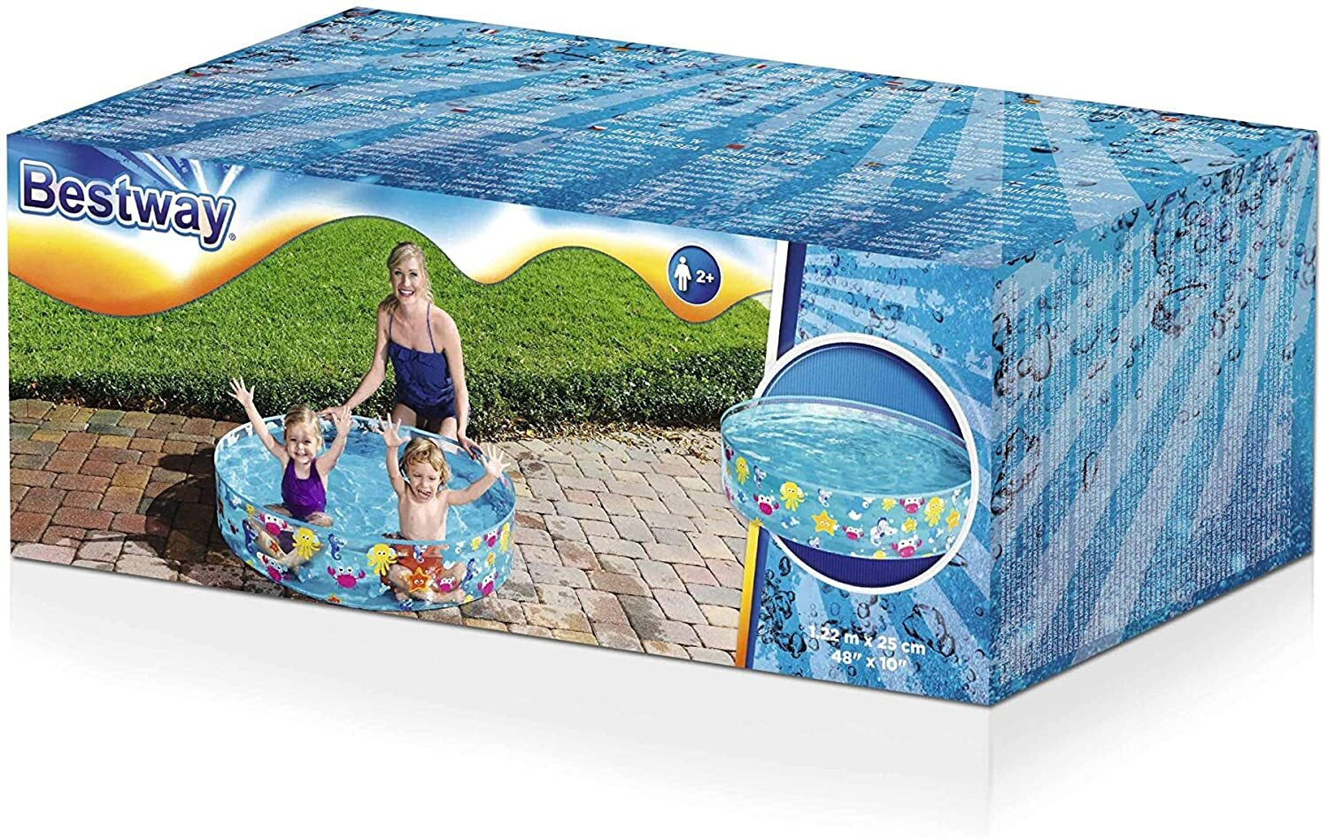 Bestway Kids Paddling Pool Children Rigid Swimming Garden Play Pool