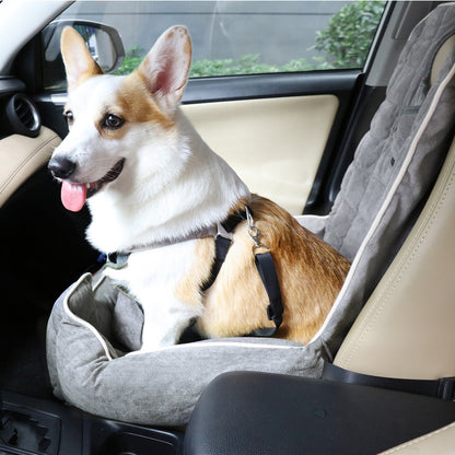 Bingopaw Travel Dog Puppy Car Seat Bed Pet Carrier Booster Protector Dog Cuddle