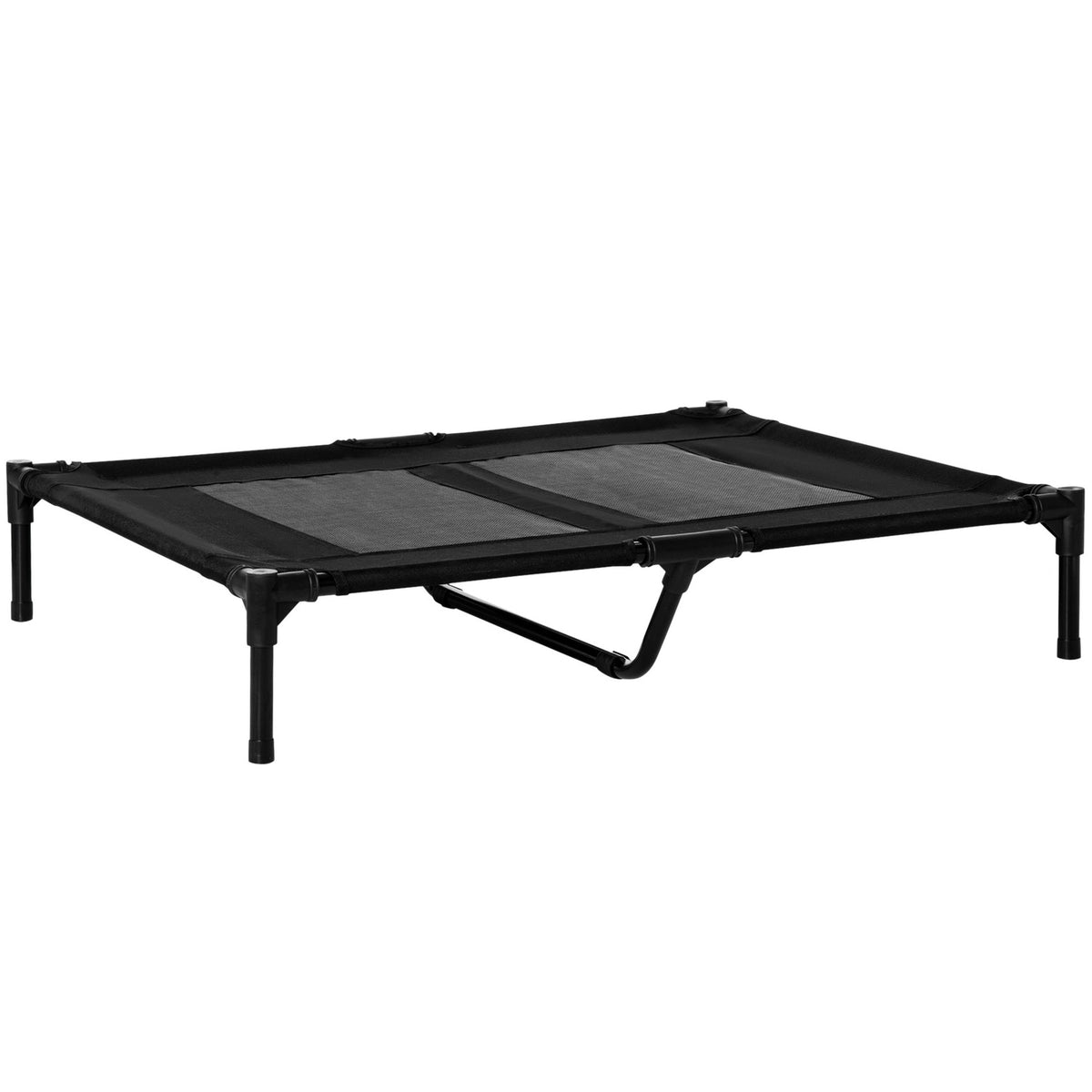 Pawhut Large Pet Cot Portable Dog Cat Sleep Bed Elevated Camping Outdoor Black