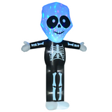 3M Inflatable Skeleton Ghost Halloween LED Decoration